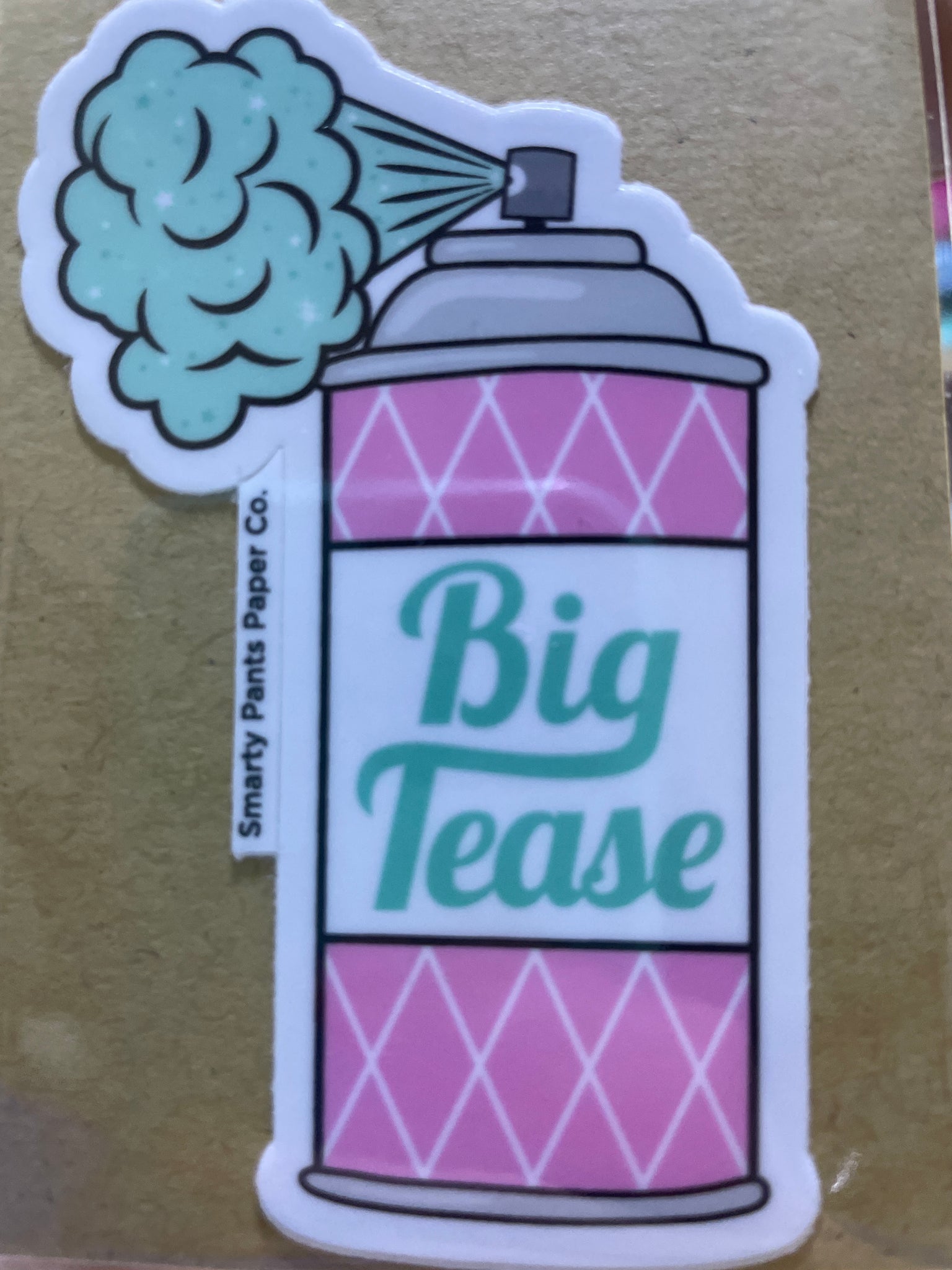 Big Tease Vinyl Sticker #ST22