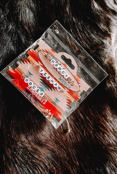 Howdy Yeehaw Rodeo Bracelet Pack #BRACLETS001