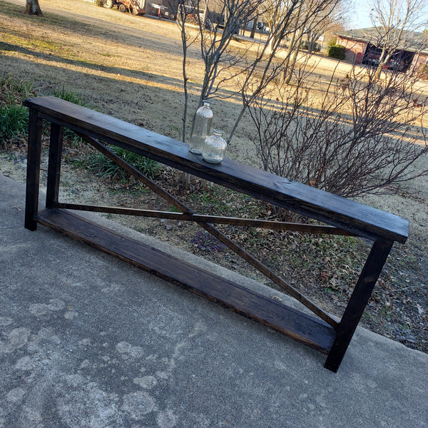 Sofa Table NOT AVAILABLE FOR SHIPPING Located in Farmersville, TX
