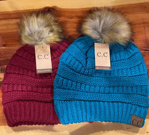 C.C Pom Pom Beanie #2689