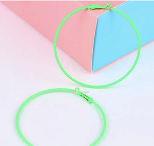 Colorful Hoop Earrings #E130